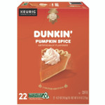 Dunkin' K-Cup Pods, Pumpkin Spice, 22/Box