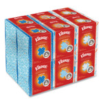 Kleenex Boutique Anti-Viral Facial Tissue, 3-Ply, White, Pop-Up Box, 60 Sheets/Box, 3 Boxes/Pack, 4 Packs/Carton