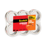 Scotch Storage Tape, 3" Core, 1.88" x 54.6 yds, Clear, 6/Pack (MMM36506) View Product Image