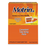 Motrin IB Ibuprofen Tablets, Two-Pack, 50 Packs/Box MCL48152
