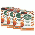 Green Mountain Coffee Fair Trade Certified Pumpkin Spice Flavored Coffee K-Cups, 96/Carton