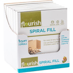 Duck Brand Spiral Fill, 3 Spirals, Large, 1 Cubic Foot, Brown (DUC287430) View Product Image