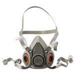 3M Half Facepiece Respirator 6000 Series, Reusable, Medium MMM6200