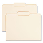Smead Manila File Folders, 1/3-Cut Tabs: Center Position, Letter Size, 0.75" Expansion, Manila, 100/Box