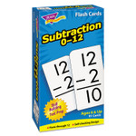 TREND Skill Drill Flash Cards, Subtraction, 3 x 6, Black and White, 91/Pack (TEPT53103) Product Image 