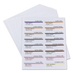 Smead Viewables Hanging Folder Tabs and Labels, Label Pack Refill, 1/3-Cut, Assorted Colors, 3.5" Wide, 160/Pack (SMD64915) View Product Image