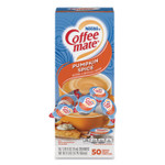 Coffee mate Liquid Coffee Creamer, Pumpkin Spice, 0.38 oz Mini Cups, 50/Box (NES75520) View Product Image