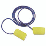 3M E-A-R Classic Foam Earplugs, Metal Detectable, Corded, Poly Bag, 200 Pairs