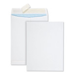 Quality Park Redi-Strip Security Tinted Envelope, #10 1/2, Square Flap, Redi-Strip Adhesive Closure, 9 x 12, White, 100/Box