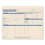 TOPS Employee Record Master File Jacket, Straight Tab, Letter Size, Manila, 20/Pack
