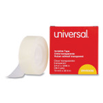 Universal Invisible Tape, 1" Core, 0.75" x 36 yds, Clear (UNV83436) View Product Image