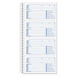 TOPS Second Nature Phone Call Book, Two-Part Carbonless, 5 x 2.75, 4 Forms/Sheet, 400 Forms Total (TOP74620) View Product Image