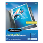 Wilson Jones Heavyweight Top-Loading Sheet Protectors, Letter, 100/Box (WLJ21411) View Product Image