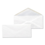 Universal Open-Side Business Envelope, #10, Monarch Flap, Gummed Closure, 4.13 x 9.5, White, 500/Box (UNV35210) View Product Image