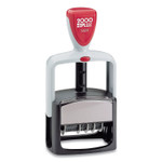 COSCO 2000PLUS Classic Line Message Dater, 5 Years, 12 Phrases, 1.75 x 0.18, Black Ink