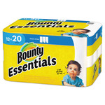 Bounty Essentials Select-A-Size Kitchen Roll Paper Towels, 2-Ply, 104 Sheets/Roll, 12 Rolls/Carton (PGC74647) View Product Image