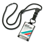 AbilityOne 8455016926543 SKILCRAFT RFID Dual Card Holder, Vertical, 2.13 x 2.38, Black, Dozen (NSN6926543) View Product Image