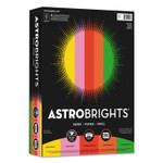 Astrobrights Color Paper -"Vintage" Assortment, 24 lb Bond Weight, 8.5 x 11, Assorted Vintage Colors, 500/Ream