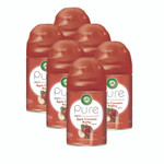 Air Wick Freshmatic Ultra Spray Refill, Apple Cinnamon Medley, 5.89 oz Aerosol Spray, 6/Carton