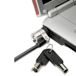 AbilityOne 5340013842016, Kensington Laptop Security Lock and Cable, 6 ft, 2 Keys, Silver (NSN3842016) View Product Image
