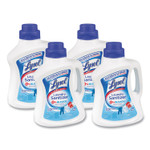 LYSOL Brand Laundry Sanitizer, Liquid, Crisp Linen, 90 oz, 4/Carton