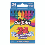 Cra-Z-Art Washable Crayons, Assorted, 24/Pack