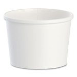 SOLO Flexstyle Double Poly Paper Containers, 12 oz, 3.6" Diameter, White, Paper, 25/Bag, 20 Bags/Carton
