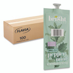 FLAVIA The Bright Tea Co. Peppermint Herbal Tea Freshpack, 100/Carton