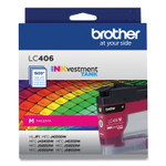 Brother LC406MS INKvestment Ink, 1,500 Page-Yield, Magenta
