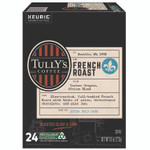 Tully's Coffee French Roast Coffee K-Cups, 24/Box GMT192619