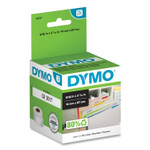DYMO LabelWriter 1-UP File Folder Labels, 0.56" x 3.43", White, 130 Labels Roll, 2 Rolls/Pack