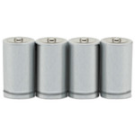AbilityOne 6135014468310, SKILCRAFT Alkaline D Batteries, 4/Pack