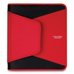 Five Star Tech Zipper Binder, 3 Rings, 1.5" Capacity, 11 x 8.5, Red/Black Accents (ACC72206) View Product Image