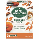 Green Mountain Coffee Fair Trade Certified Pumpkin Spice Flavored Coffee K-Cups, 24/Box