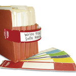 Tabbies File Pocket Handles, 9.63 x 2, Red/White, 4/Sheet, 12 Sheets/Pack (TAB68805) View Product Image