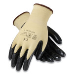 G-Tek KEV Seamless Knit Kevlar Gloves, Large, Yellow/Black, 12 Pairs (PID09K1450L) View Product Image