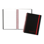 Black n' Red Flexible Cover Twinwire Notebooks, SCRIBZEE Compatible, 1-Subject, Wide/Legal Rule, Black Cover, (70) 5.88 x 4.13 Sheets View Product Image