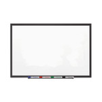 Quartet Classic Series Porcelain Magnetic Dry Erase Board, 60 x 36, White Surface, Black Aluminum Frame View Product Image