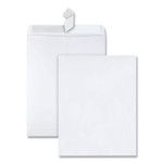 Quality Park Redi-Strip Catalog Envelope, #13 1/2, Cheese Blade Flap, Redi-Strip Adhesive Closure, 10 x 13, White, 100/Box