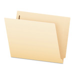 Pendaflex SmartShield End Tab Fastener Folders, 2 Fasteners, Letter Size, Manila Exterior, 50/Box