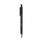 Universal Ballpoint Pen, Retractable, Medium 1 mm, Black Ink, Black Barrel, Dozen (UNV15510) View Product Image