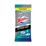 Windex Electronics Cleaner, 1-Ply, 7 x 10, Neutral Scent, White, 25 Wipes