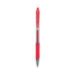 Zebra Sarasa Dry Gel X20 Gel Pen, Retractable, Medium 0.7 mm, Red Ink, Translucent Red Barrel, 12/Pack (ZEB46830) View Product Image