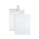 Survivor Lightweight 14 lb Tyvek Catalog Mailers, #15 1/2, Square Flap, Redi-Strip Adhesive Closure, 12 x 16, White, 100/Box