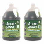 Simple Green Clean Building All-Purpose Cleaner Concentrate, 1 gal Bottle, 2/Carton