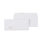Universal Open-Side Business Envelope, 1 Window, #10, Commercial Flap, Gummed Closure, 4.13 x 9.5, White, 250/Box (UNV36322) View Product Image