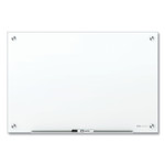 Quartet Brilliance Glass Dry-Erase Boards, 48" x 48", White Surface