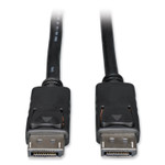 Tripp Lite DisplayPort Cable with Latches, 3 ft, Black (TRPP580003) View Product Image