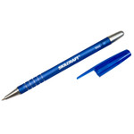 AbilityOne 7520013576843 SKILCRAFT Rubberized Refillable Ballpoint Pen, Stick, Medium 1 mm, Blue Ink, Blue Barrel, Dozen (NSN3576843) View Product Image