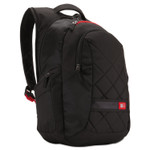 Case Logic 16" Laptop Backpack, Fits Devices Up to 16", Polyester, 9.5 x 14 x 16.75, Black